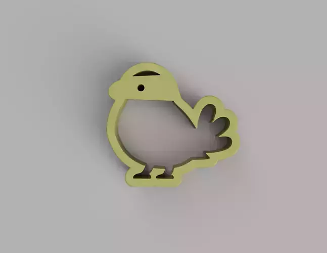 3D Bird Stamp Perfect for Clay and Ceramic