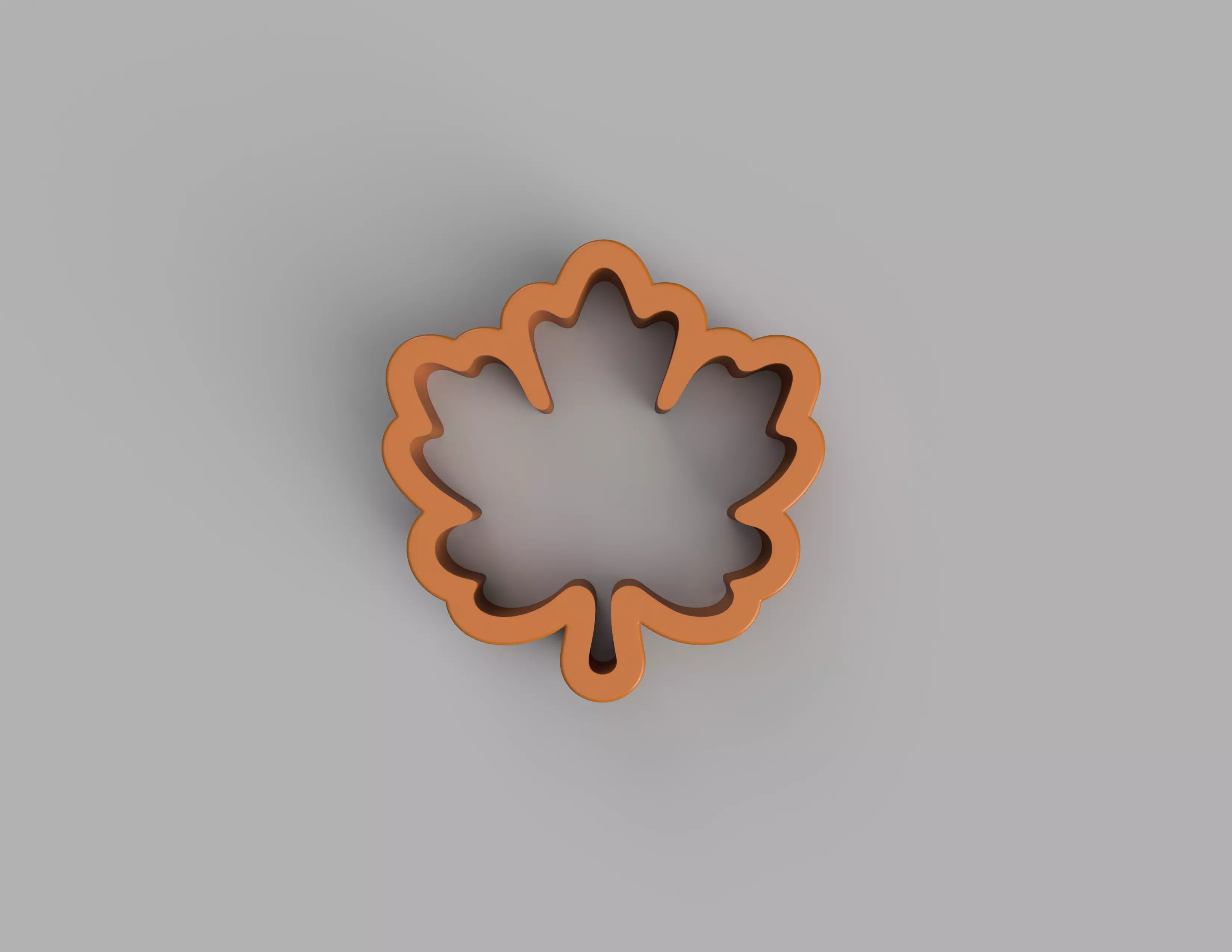 3D Maple Leaf Stamp Perfect for Clay and Ceramic 3D print model