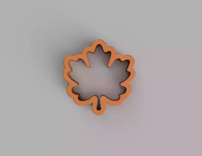 3D Maple Leaf Stamp Perfect for Clay and Ceramic
