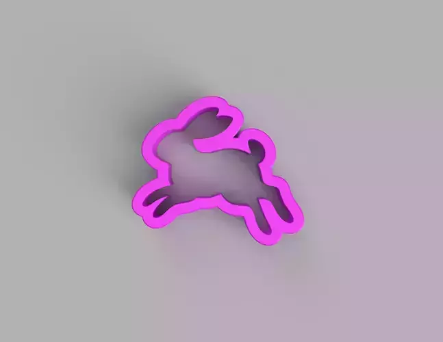 3D Rabbit Stamp Perfect for Clay and Ceramic