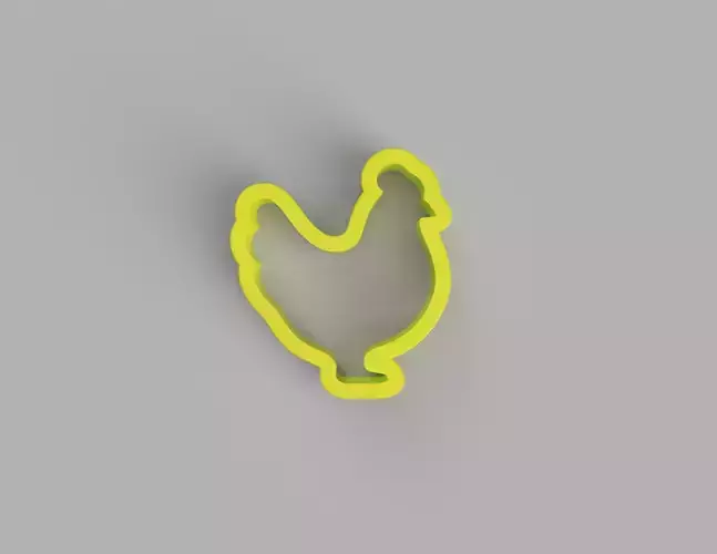 3D Chicken Stamp Perfect for Clay and Ceramic