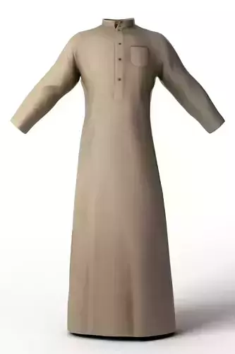 Men Traditional Arabic Dress -Thobe or Jubba