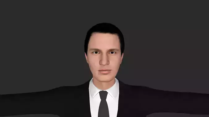 Ansel Elgort  Hyper Realistic Full Body  Rigged 3D Character