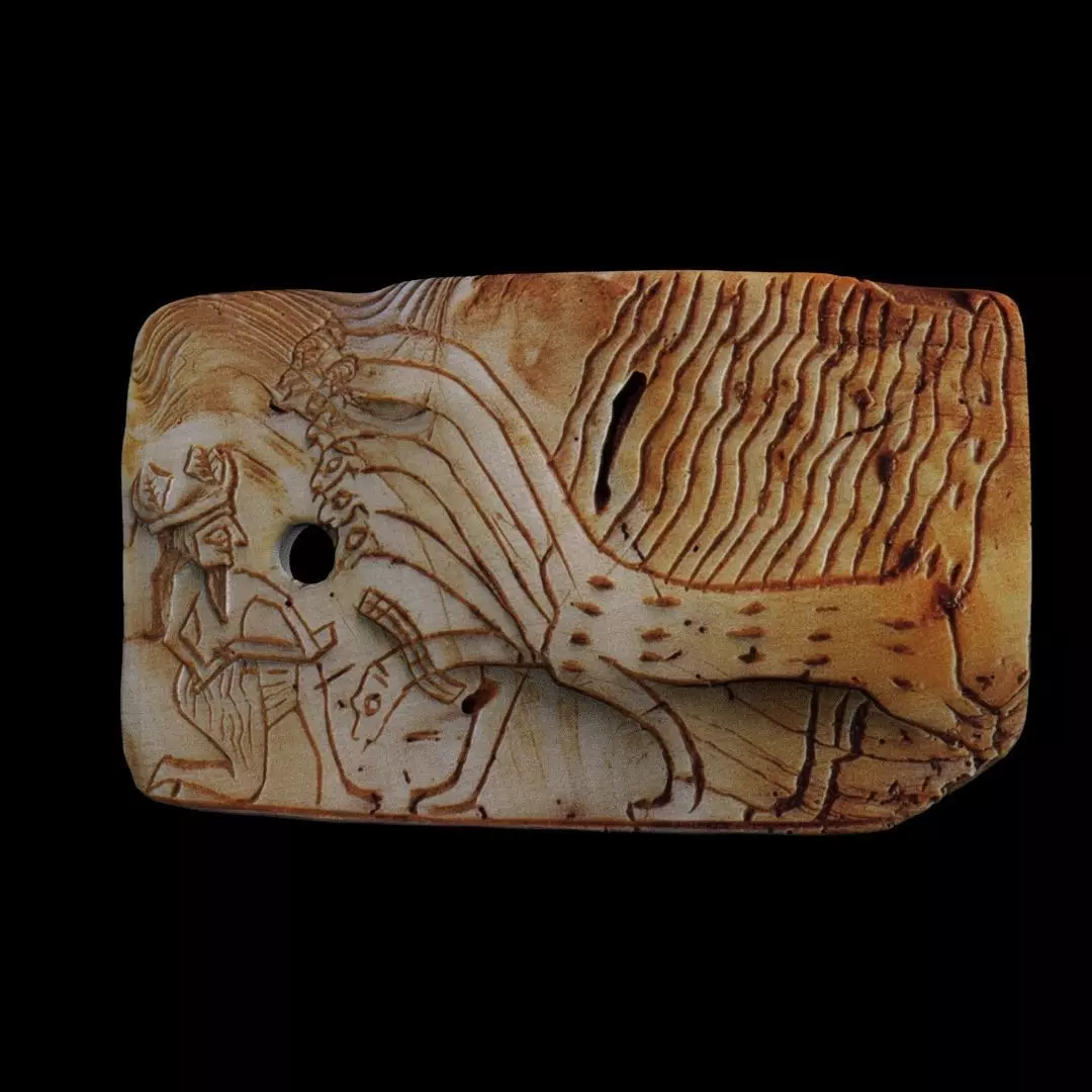 Ninurta and the 7 headed Beast 3D print model