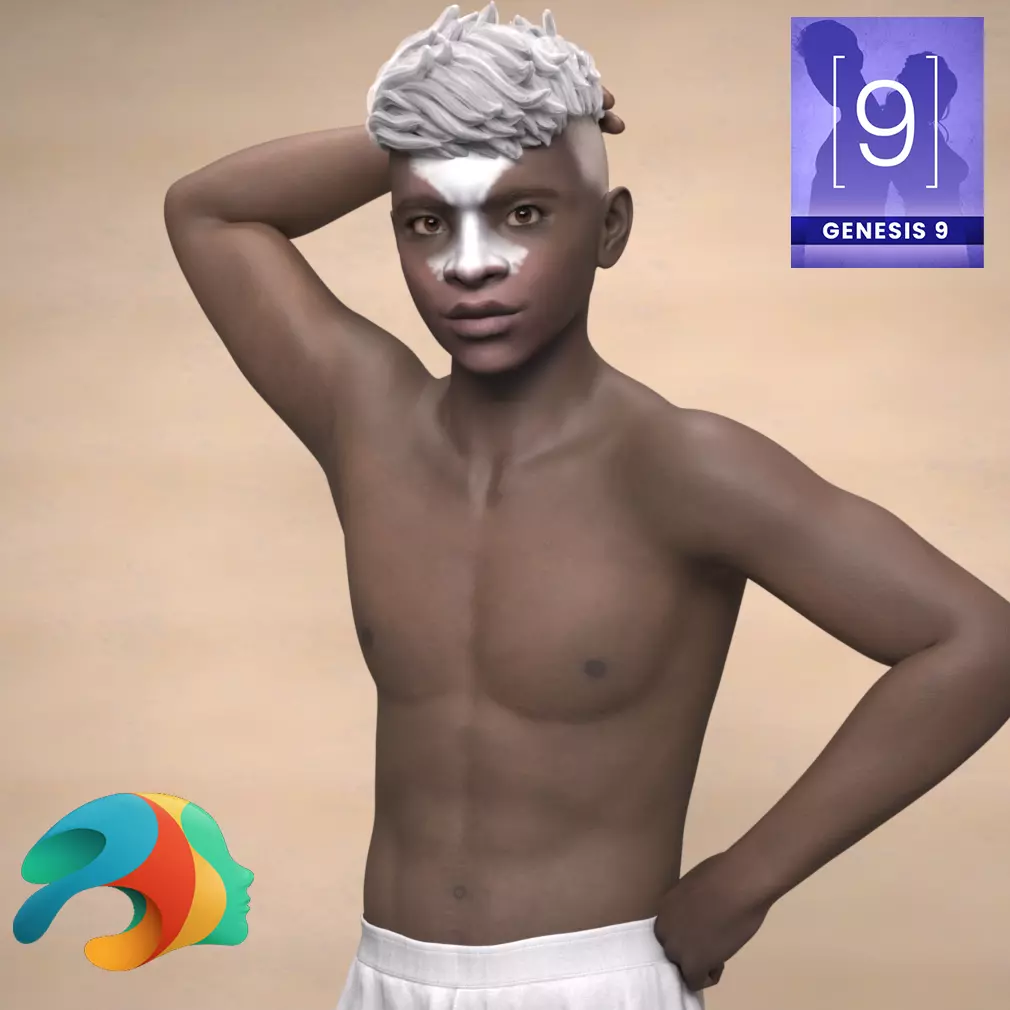 Boy Savior for Genesis 9 - Full Character Morph 3D model