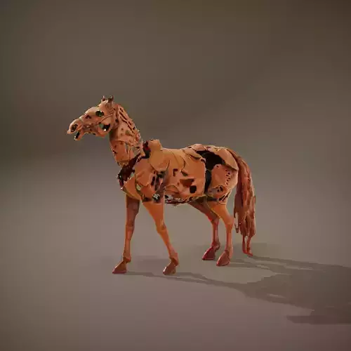 Bronze Horse Sculpture model pack