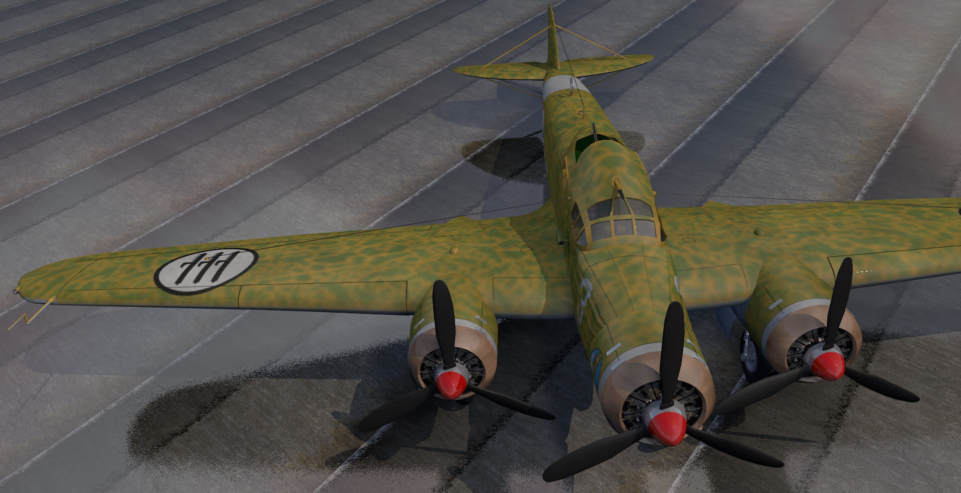 Savoia Marchetti SM-79 Sparviero 3D model_3