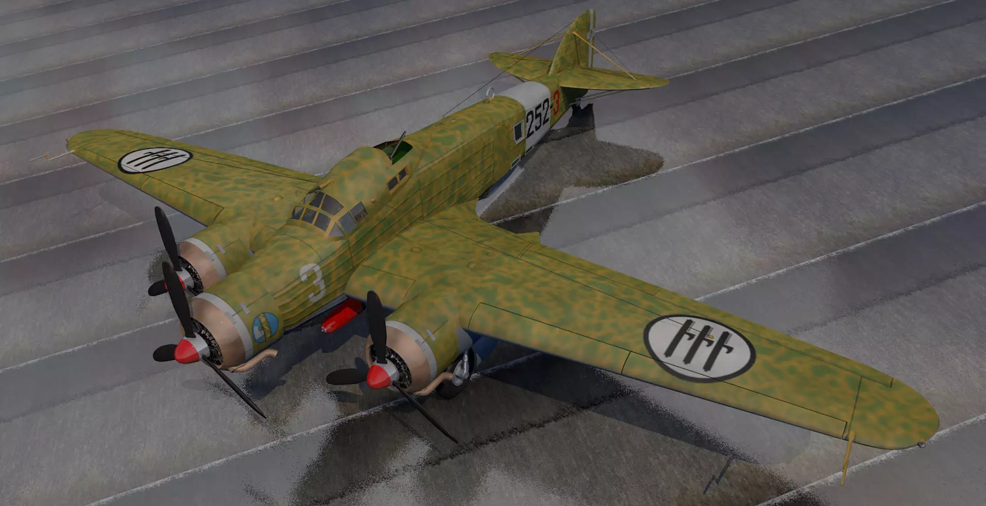 Savoia Marchetti SM-79 Sparviero 3D model_0