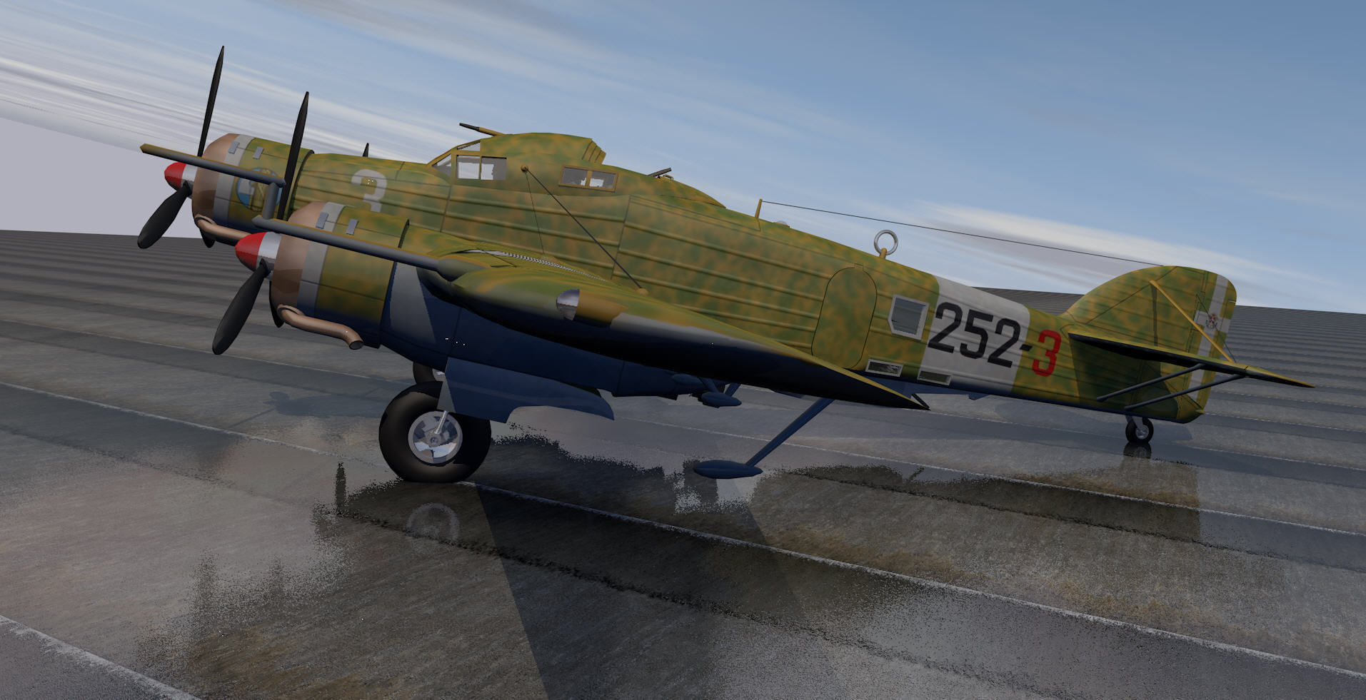 Savoia Marchetti SM-79 Sparviero 3D model_2