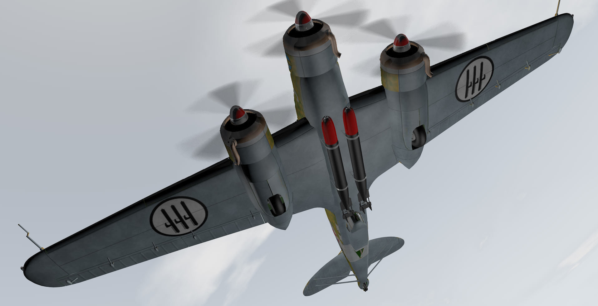 Savoia Marchetti SM-79 Sparviero 3D model_10