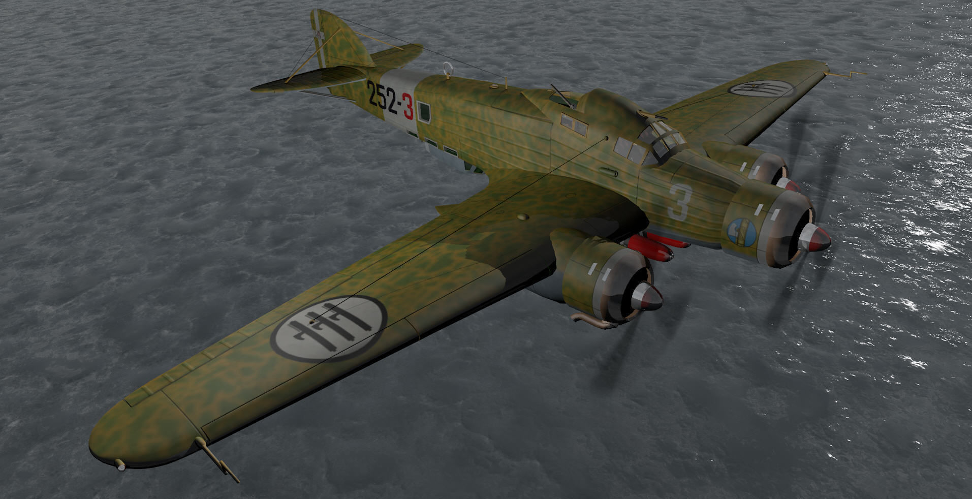 Savoia Marchetti SM-79 Sparviero 3D model_8