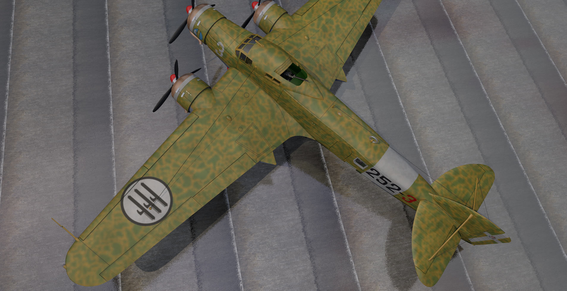 Savoia Marchetti SM-79 Sparviero 3D model_7