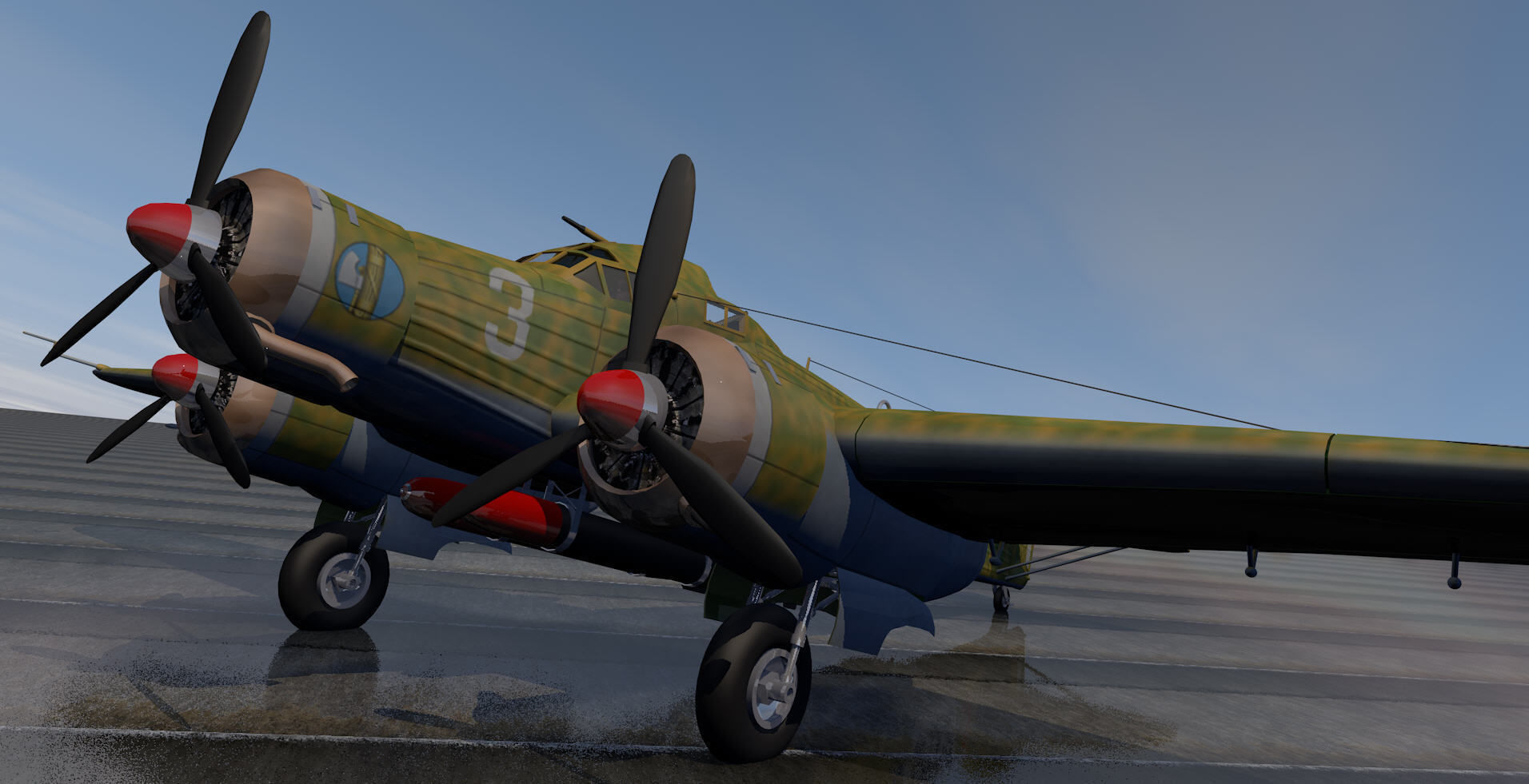 Savoia Marchetti SM-79 Sparviero 3D model_4