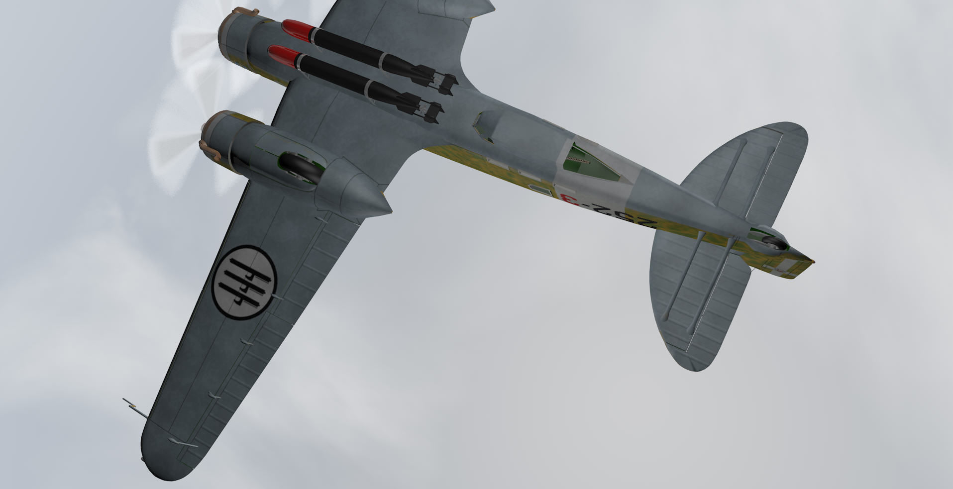 Savoia Marchetti SM-79 Sparviero 3D model_9