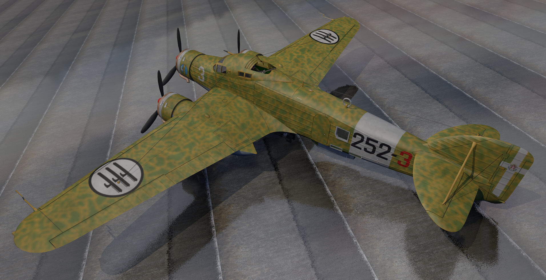 Savoia Marchetti SM-79 Sparviero 3D model_5
