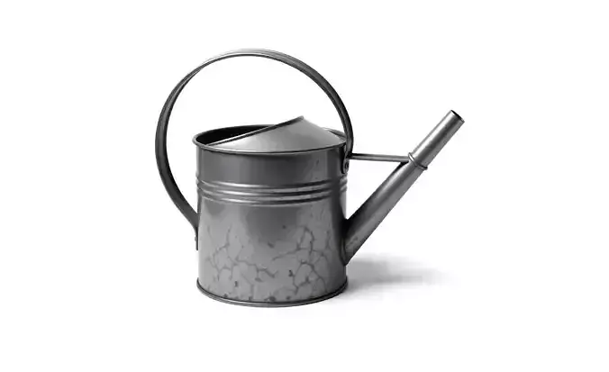 Rustic Garden Watering Can for 3D print