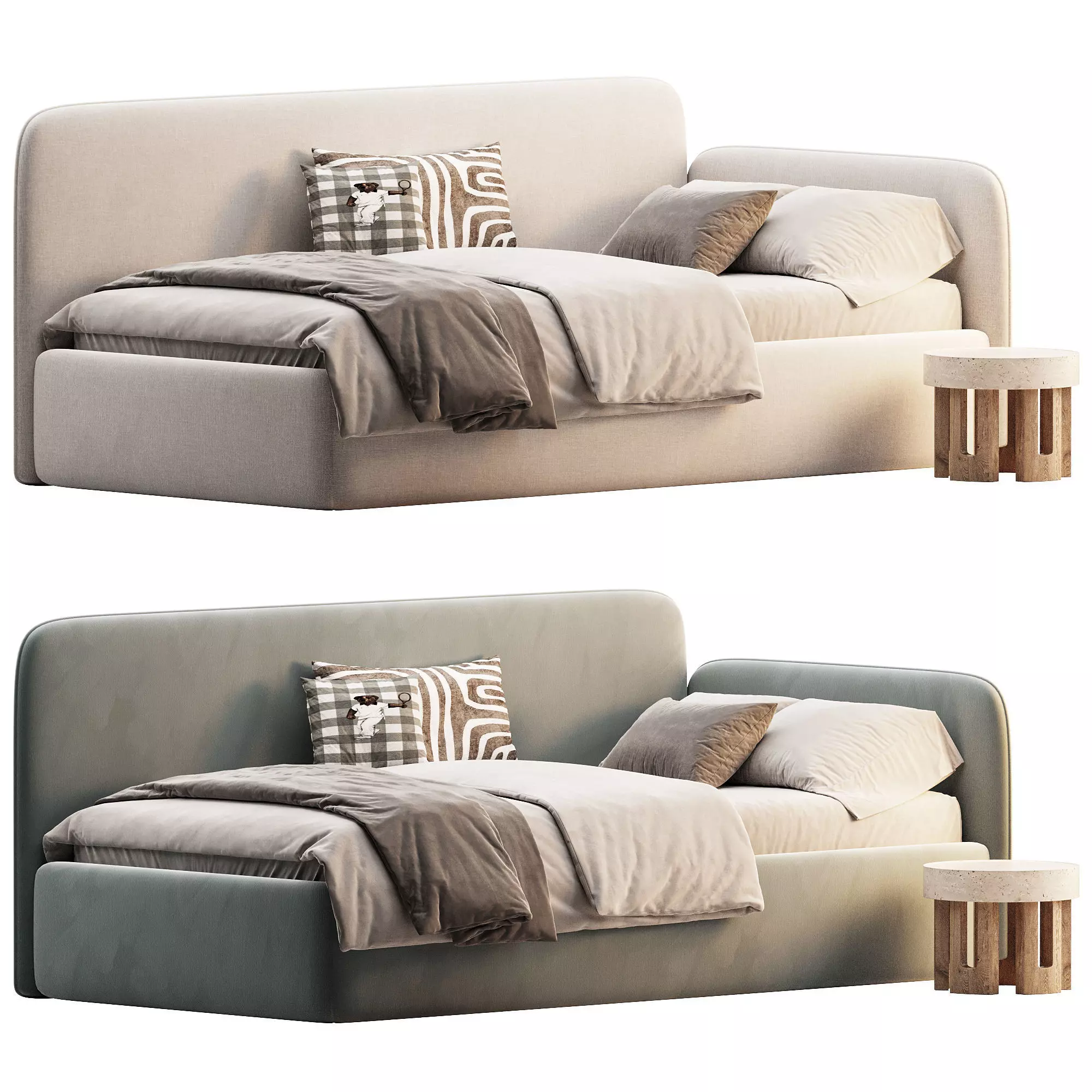 Lorens Uno KIDS BED Low-poly 3D model