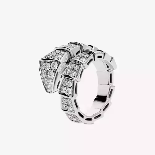 BULGARI - SERPENTI VIPER - RING - ONE COIL - LARGE