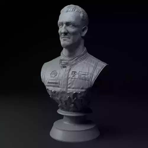 Michael Schumacher F1 Legend Premium 3D Bust STL