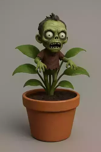 Zombie Power Plant -Horror Fantasy Asset