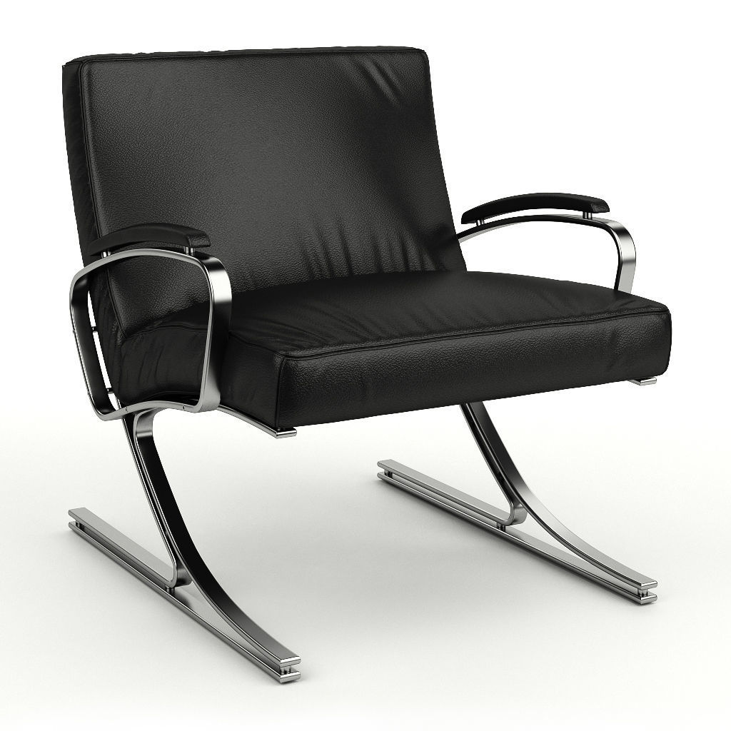 Berlin Chair by Walter Knoll 3D model_3