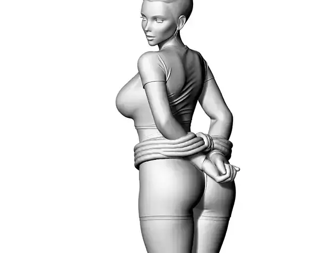 Anime Monster Lady Designer Skulptur  STL Designer 3D Model