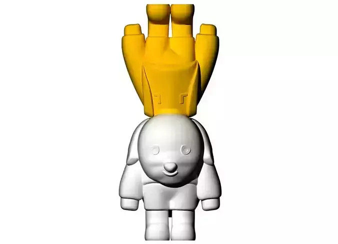 Anime Monster Lady Designer Skulptur  STL Designer 3D Model