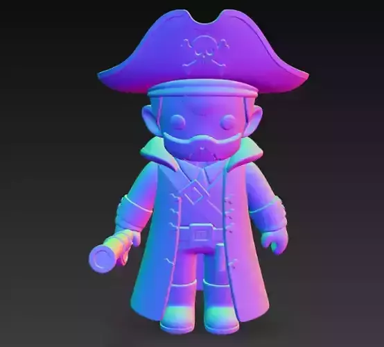 Anime Monster Lady Designer Skulptur  STL Designer 3D Model