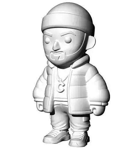 Anime Monster Lady Designer Skulptur  STL Designer 3D Model