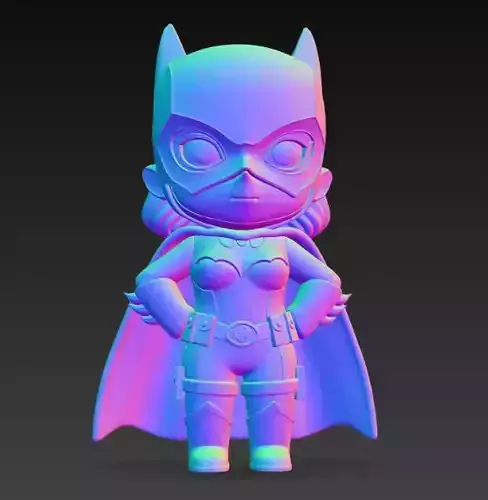 Anime Monster Lady Designer Skulptur  STL Designer 3D Model