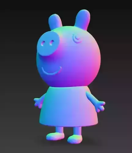 Anime Monster Lady Designer Skulptur  STL Designer 3D Model