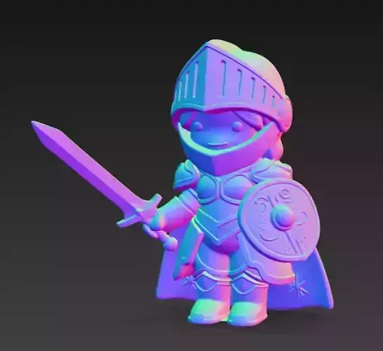 Anime Monster Lady Designer Skulptur  STL Designer 3D Model