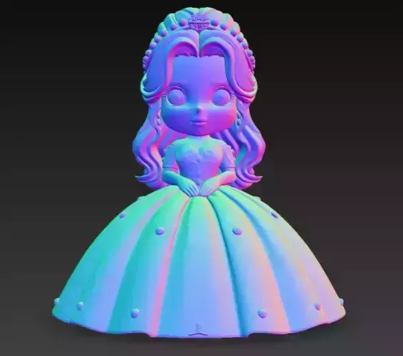 Anime Monster Lady Designer Skulptur STL Designer 