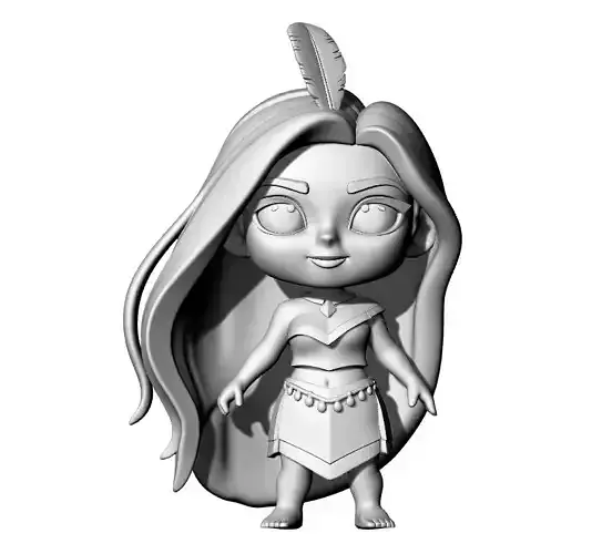 Anime Monster Lady Designer Skulptur STL Designer 