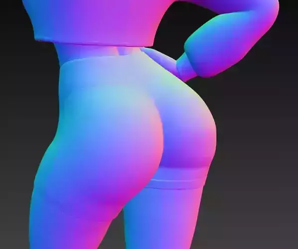 Anime Monster Lady Designer Skulptur STL Designer 