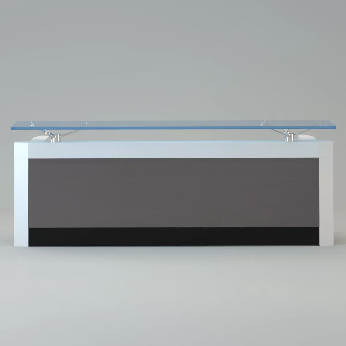 Contemporary reception desk 3D model_0