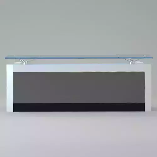 Contemporary reception desk 3D model