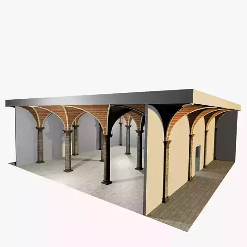 Vaulting 2-3    Romanic   750cm spaced   with thin curbs