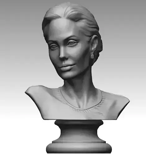 ANGELINA JOLIE BUST 3D