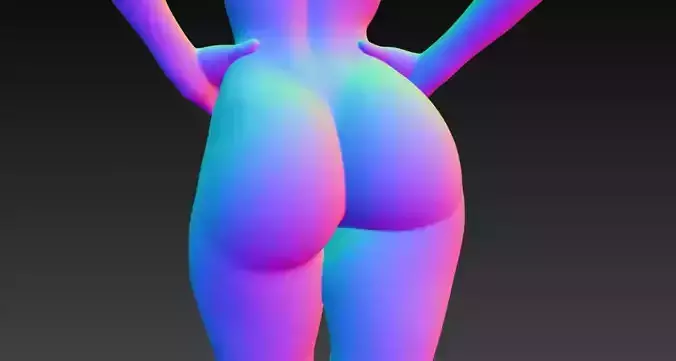 Anime Monster Lady Designer Skulptur STL Designer 