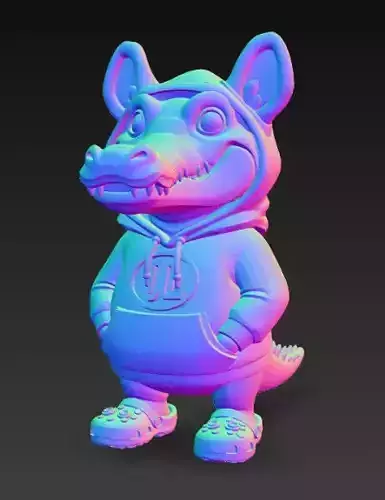 Anime Monster Lady Designer Skulptur STL Designer 