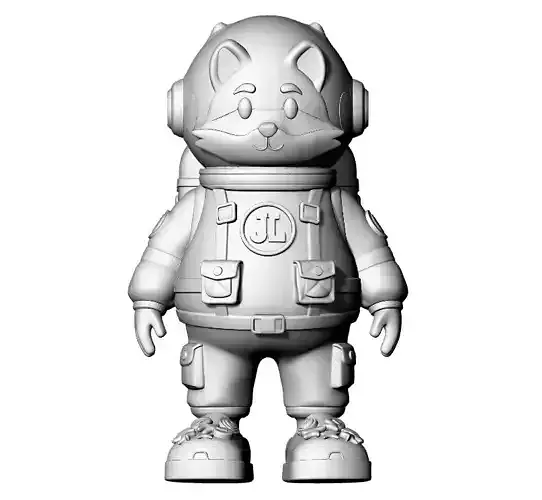 Anime Monster Lady Designer Skulptur STL Designer 