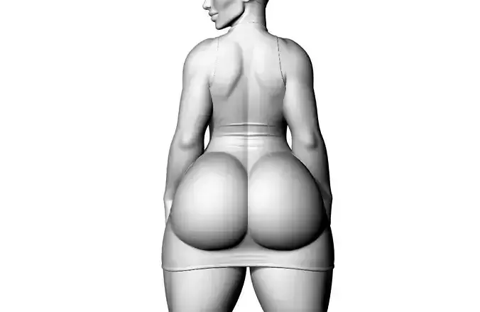 Anime Monster Lady Designer Skulptur STL Designer 