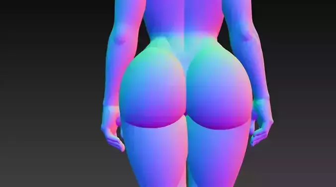 Anime Monster Lady Designer Skulptur STL Designer 