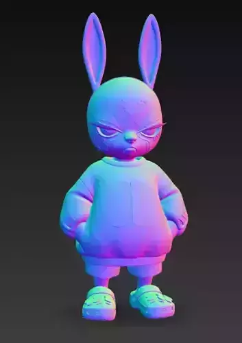 Anime Monster Lady Designer Skulptur STL Designer 