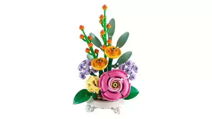 TwindBricks3D - 40762 Mixed Flowerpot