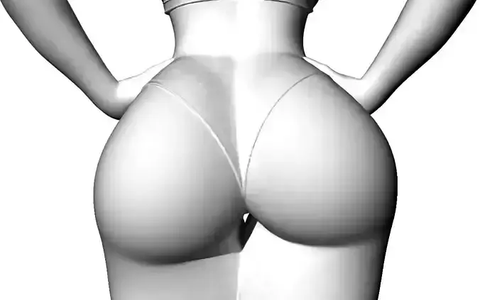 Anime Monster Lady Designer Skulptur STL Designer 