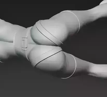 Anime Monster Lady Designer Skulptur STL Designer 