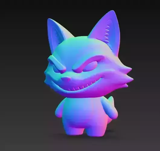 Anime Monster Lady Designer Skulptur STL Designer 