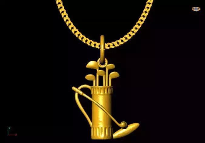 Gulf Bag pendant charms - one inch pendant